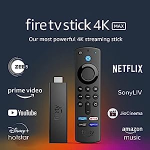 Fire TV Stick 4K Max: Experience Powerful Streaming in 4K Ultra HD with Alexa Voice Remote